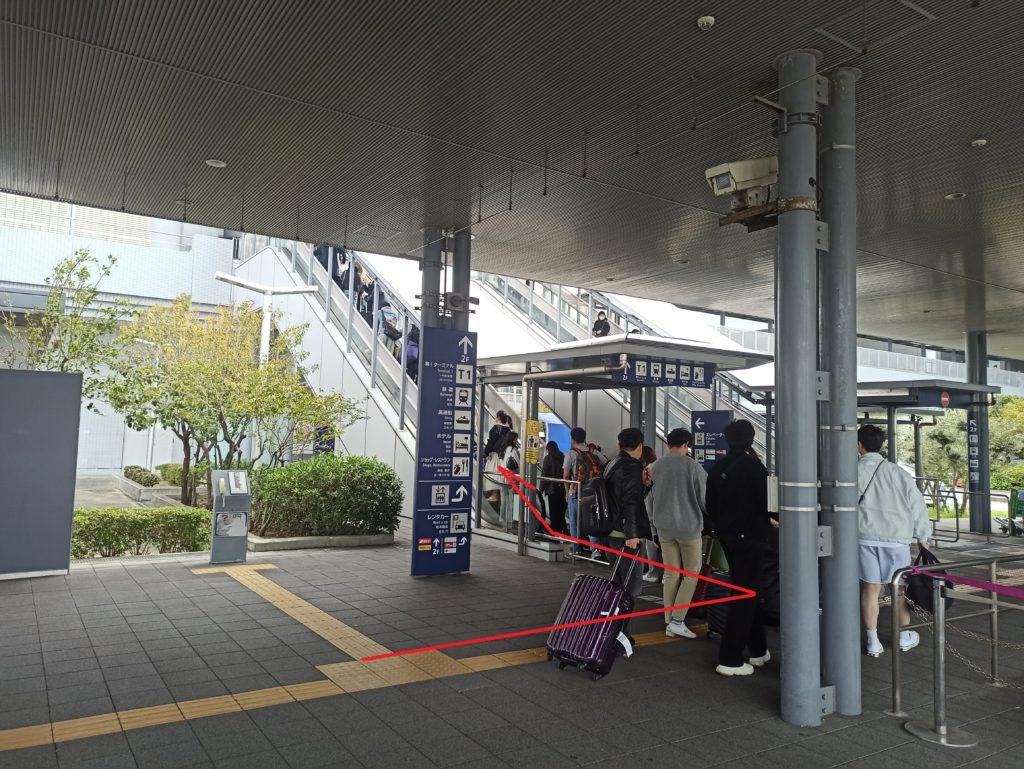 関空第２ターミナルから関西空港駅２
