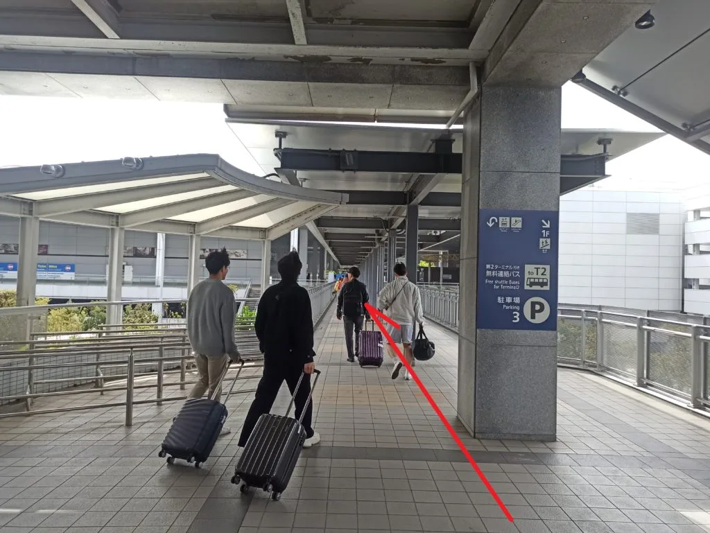 関空第２ターミナルから関西空港駅４